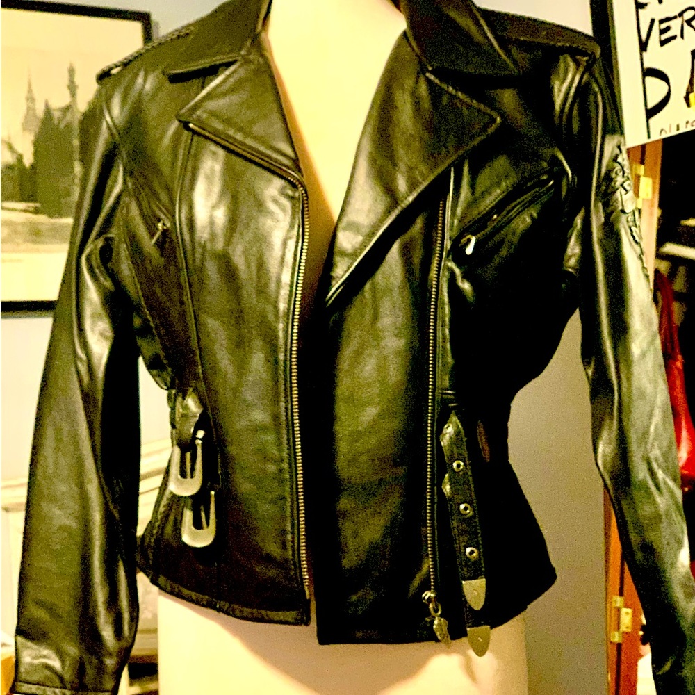 ***10% OFF*** Women’s Harley-Davidson Leather Jacket Size S $155 mint condition